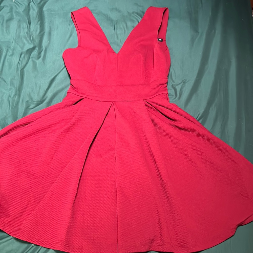 Burgundy Dress